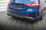 Maxton Design Mercedes C Klasse W206 AMG Line Splitter Rear Centre Diffuser Vertical Bar Versie 1