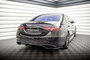 Maxton Design Mercedes S Klasse AMG Line W223 Splitter Rear Centre Diffuser Vertical Bar Versie 1