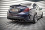 Maxton Design Mercedes C43 AMG Sedan Facelift Splitter Rear Centre Diffuser Vertical Bar Versie 1