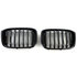 Bmw X3 G01 Sport Nieren / Grill Hoogglans Enkele Spijl Hoogglans Zwart