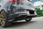 VW Golf 8 R Line Zwart Black Dubbele uitlaat trim tip decoratie lijsten Sierstuk Styling 