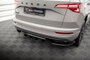 Maxton Design Skoda Karoq Sportline Facelift Rear Centre Diffuser Vertical Bar Versie 1