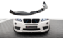 Maxton Design Bmw X3 F25 M Pack Splitter Voorspoiler Spoiler Versie 1