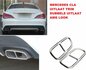 Mercedes CLA W117 C117 AMG Chrome uitlaat trim tip