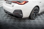 Maxton Design Bmw i4 Gran Coupe G26 M Pakket  Rear Centre Diffuser Vertical Bar Versie 1