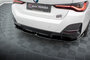 Maxton Design Bmw i4 Gran Coupe G26 M Pakket  Rear Centre Diffuser Vertical Bar Versie 2