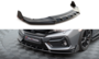 Maxton Design Honda Civic MK10 Sport Voorspoiler Spoiler Splitter Versie 1 + Flaps_