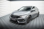 Maxton Design Honda Civic MK10 Sport Voorspoiler Spoiler Splitter Versie 1 + Flaps_