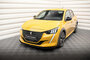 Maxton Design Peugeot 208 GT MK2 Voorspoiler Spoiler Splitter Pro Street