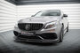 Maxton Design Mercedes C63 AMG Sedan / Estate Facelift Voorspoiler Spoiler Splitter Versie 1