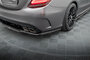 Maxton Design Mercedes C63 AMG Sedan / Estate Facelift Rear Centre Diffuser Vertical Bar Versie 1
