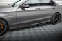 Maxton Design Mercedes C63 AMG Sedan / Estate Facelift Sideskirt Diffusers Versie 1