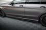 Maxton Design Mercedes C63 AMG Sedan / Estate Facelift Sideskirt Diffusers Versie 1