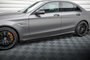 Maxton Design Mercedes C63 AMG Sedan / Estate Facelift Sideskirt Diffuser Pro Street + Flaps