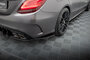 Maxton Design Mercedes C63 AMG Sedan / Estate Facelift  Rear Side Splitters Pro Street