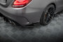 Maxton Design Mercedes C63 AMG Sedan / Estate Facelift  Rear Side Splitters Pro Street + Flaps
