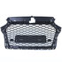 Audi A3 8V RS3 Look Sport Grill Zonder Embleem Hoogglans Zwart Honingraat 