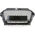 Audi A3 8V 2012 t/m 2016 RS3 Look Sport Grill Zonder Embleem Hoogglans Zwart Honingraat 