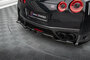 Maxton Design Nissan GTR R35 Facelift Rear Centre Diffuser Vertical Bar Versie 1