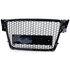 Audi A4 B8 07 t/m 11 Sport Grill Zonder Embleem Glans Zwart Honingraat 