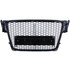 Audi A4 B8 07 t/m 11 Sport Grill Zonder Embleem Glans Zwart Honingraat 