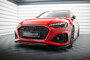 Maxton Design Audi RS4 B9 Facelift Voorspoiler Spoiler Splitter Versie 1