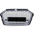 Audi A3 8V RS3 Look Sport Grill Zonder Embleem Hoogglans Zwart Honingraat 