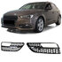 Audi A3 8V 2012 t/m 2016 Honingraat Grill Afdekkap Mistlampen Glans Zwart