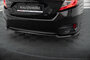 Maxton Design Honda Civic MK10 Rear Centre Diffuser Vertical Bar Versie 1