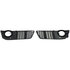 Audi A5 8T 2007 t/m 2011 Honingraat Grill Afdekkap Mistlampen Glans Zwart