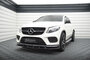 Maxton Design Mercedes GLE 43 AMG / AMG Line Voorspoiler Spoiler Splitter Versie 2