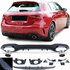 Mercedes A Klasse W177 A35 AMG Look Chrome Uitlaat Sport Diffuser Hoogglans