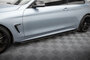 Maxton Design Bmw 4 Serie F32 M Pack Coupe Sideskirt Diffuser Pro Street + Flaps
