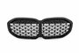 Bmw 1 Serie F40 F41 Diamond Grill Grille Nieren Dubbele Spijl Black M Performance Style