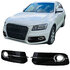 Audi Q5 8R 2012 t/m 2016 Honingraat Grill Afdekkap Mistlampen Glans Zwart