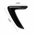  Bmw 3 Serie F30 F31 Zijscherm Canard Trim Wing Spoiler Hoogglans Zwart 