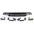 Mercedes A Klasse W176 A45 AMG Look Black Uitlaat Sport Diffuser Hoogglans Zwart