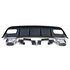 Mercedes A Klasse W176 A45 AMG Look Chrome Uitlaat Sport Diffuser Hoogglans Zwart