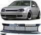 Volkswagen Golf 4 Embleemloze Honingraat Sport Grill Zwart Gti R20 R Line Look 