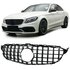 Mercedes C Klasse W205 Sport Grill Hoogglans Zwart Panamericana