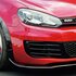 Volkswagen Golf 6 GTI / GTD Hoogglans Zwarte Mistlamp Grill Bumper Behuizing Canard 