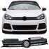 Volkswagen Golf 6 Sport Grill Hoogglans Zwart met Chrome Bies R20 R Line Look 