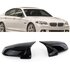 BMW 5 Serie F10 F11 LCI M5 Look Wing Spiegelkappen Hoogglans Zwart