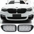 Bmw 5 Serie G30 G31 M5 Grill  Hoogglans Zwart M Performance Diamond Style