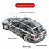Audi A4 Panoramadak dak Reiniger Doorvoer Tule Borstel Schoonmaken