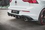 Maxton Design Rear Centre Diffuser Vertical Bar Versie 1 Geschikt Voor Volkswagen Volkswagen Golf 8 GTI _