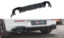 Maxton Design Volkswagen Golf 8 GTI Rear Centre Diffuser Vertical Bar Versie 1_
