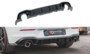 Maxton Design Rear Centre Diffuser Vertical Bar Versie 1 Geschikt Voor Volkswagen Volkswagen Golf 8 GTI _