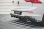 Maxton Design Volkswagen Golf 8 GTI Rear Centre Diffuser Vertical Bar Versie 2