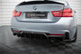 Maxton Design Bmw 4 Serie F32 Coupe / F36 Grand Coupe M Pack Rear Valance Centre Diffuser Spoiler